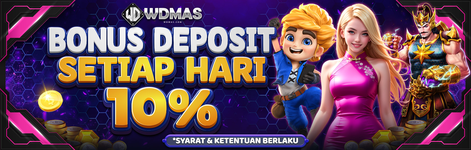 Bonus Deposit Setiap Hari 10%